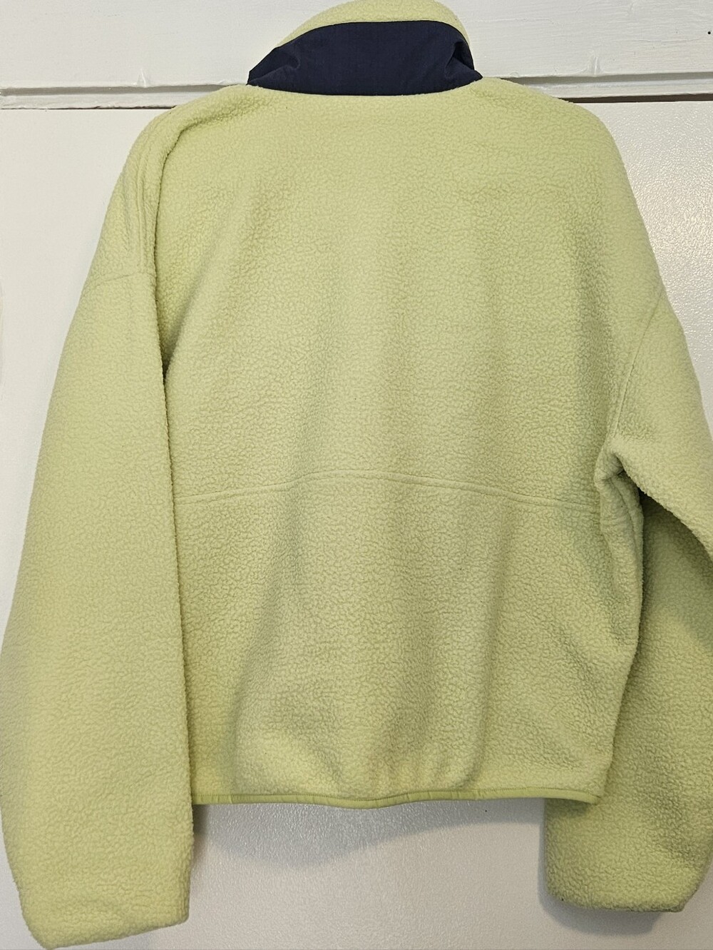 Marmot women's recycled fleece cropped pullover lime yellow/green - Picture 4 of 4